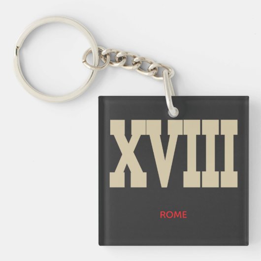 XVIII SLEUTELHANGER (voorkant)
