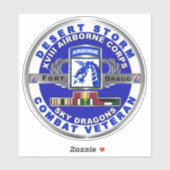 XVIII STORM VAN HET LUCHTLANDINGSKORPS STICKER (Vel)