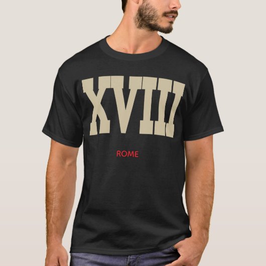 XVIII T-SHIRT (Voorkant)