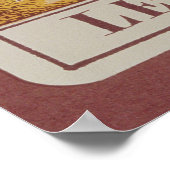 XVIIII Le Soleil, Franse tarotkaart van de zon Poster (Hoek)