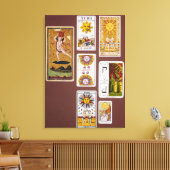 XVIIIII de zon Canvas Afdruk (Insitu (Woonkamer))