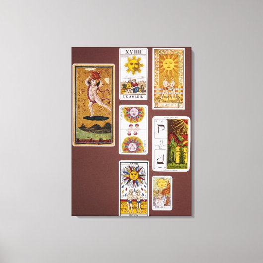 XVIIIII de zon Canvas Afdruk (Voorkant)