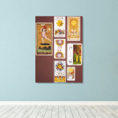 XVIIIII de zon Canvas Afdruk (Insitu (Houten vloer))