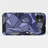 XW - Abstract design met ellefant kunstontwerp Case-Mate iPhone Case (Achterkant (horizontaal))