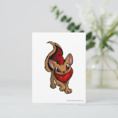 Xweetok Red Briefkaart (Staand voorkant)