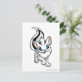 Xweetok White Briefkaart (Staand voorkant)