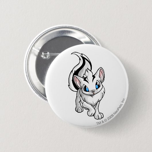 Xweetok White Ronde Button 5,7 Cm (Voorkant /achterkant)