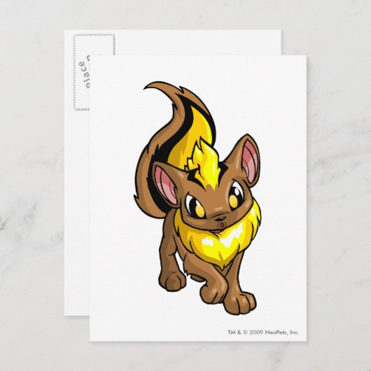 Xweetok Yellow Briefkaart (Voorkant / Achterkant)