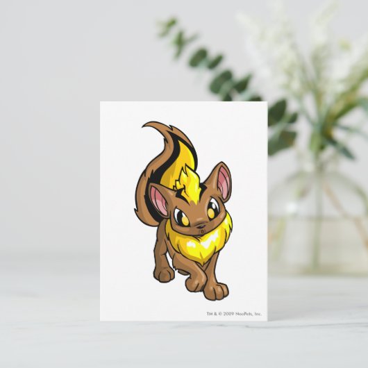 Xweetok Yellow Briefkaart (Staand voorkant)