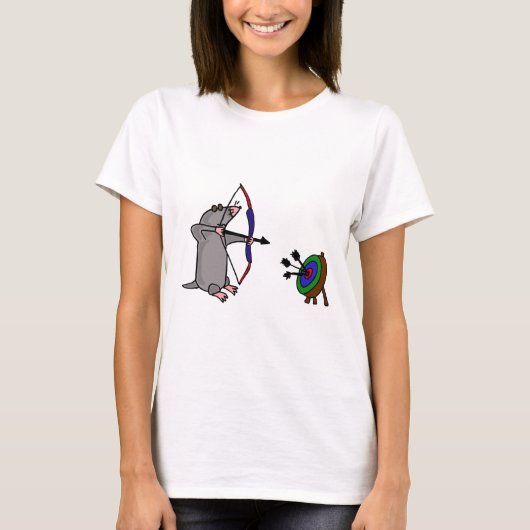 XX- Blind Mole in Archery Competition T-shirt (Voorkant)