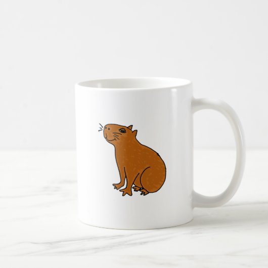 XX- Capybara Art Koffiemok (Rechts)