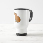 XX- Capybara Art Reisbeker (Voorkant rechts)