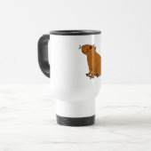 XX- Capybara Art Reisbeker (Voorkant links)