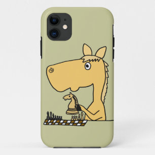 XX- Cartoon voor het afspelen van paarden Case-Mate iPhone Case