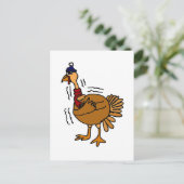 XX- Cold Turkey Cartoon Briefkaart (Staand voorkant)