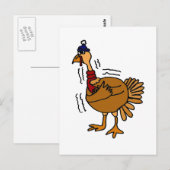 XX- Cold Turkey Cartoon Briefkaart (Voorkant / Achterkant)
