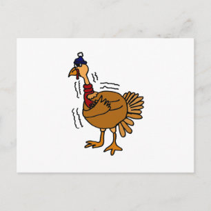 XX- Cold Turkey Cartoon Briefkaart