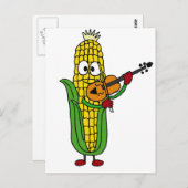 XX- Corn-afspeelvenster of Violin Briefkaart (Voorkant / Achterkant)