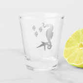 xx dbl Seahorse Shot Glas (Achterkant)