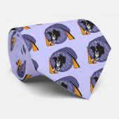 XX- Dog Agility Tunnel Cartoon Stropdas (Opgerold)