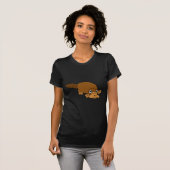 XX- Duck Bled Platypus Cartoon T-shirt (Voorkant volledig)