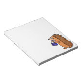 XX- Egel-spelige saxofone-Cartoon Notitieblok (Schuin)