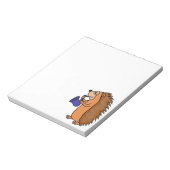 XX- Egel-spelige saxofone-Cartoon Notitieblok (Linkerzijde)