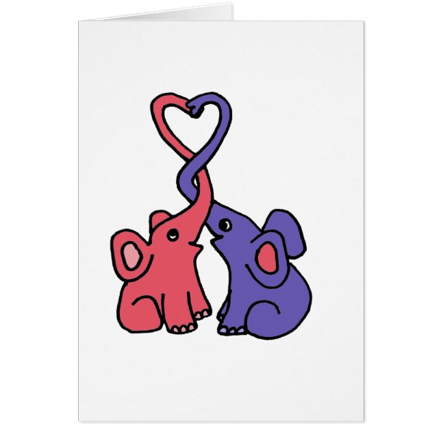XX- Elephant Love Cartoon (Voorkant)