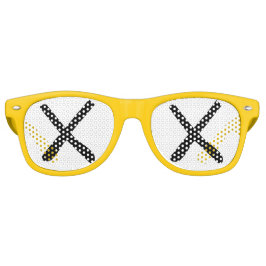 XX Eyes - "Crossed Out Eyes" Zonnebrillen Geel