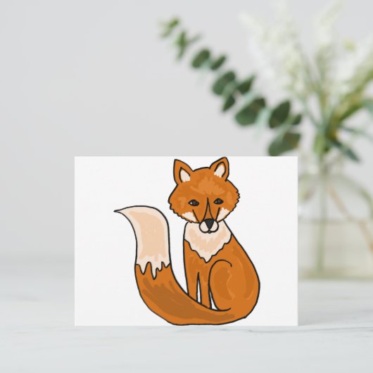 XX- Foxy Fox Briefkaart (Staand voorkant)