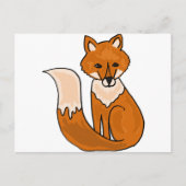 XX- Foxy Fox Briefkaart (Voorkant)