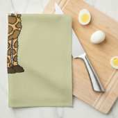 XX- Funky Giraffe cartoon Theedoek (Quarter Fold)