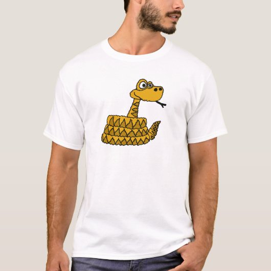 XX- Funky Rattlesnake Cartoon T-shirt (Voorkant)