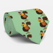 XX- Funky Rooster Stropdas (Opgerold)