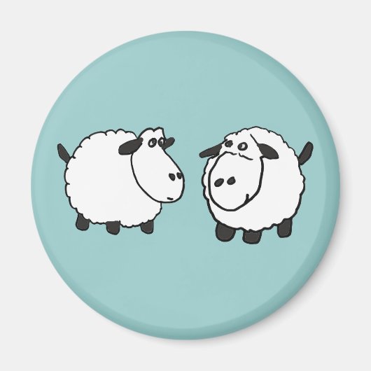 XX- Funky Sheep Magneet (Voorkant)