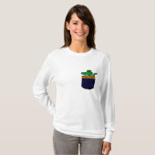 XX- Funny Alligator in een Pocket T-shirt (Voorkant volledig)