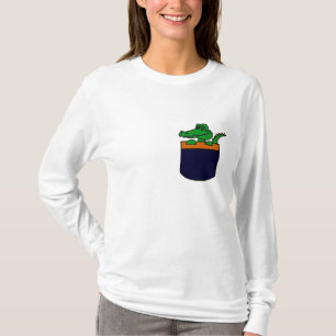 XX- Funny Alligator in een Pocket T-shirt