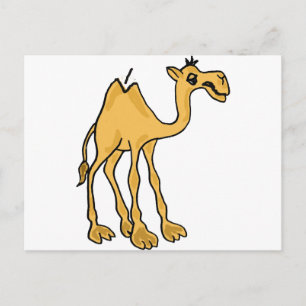 XX- Funny Camel Cartoon Briefkaart
