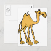 XX- Funny Camel Cartoon Briefkaart (Voorkant / Achterkant)