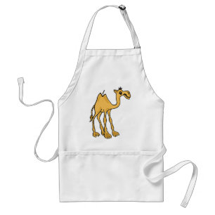 XX- Funny Camel Cartoon Standaard Schort