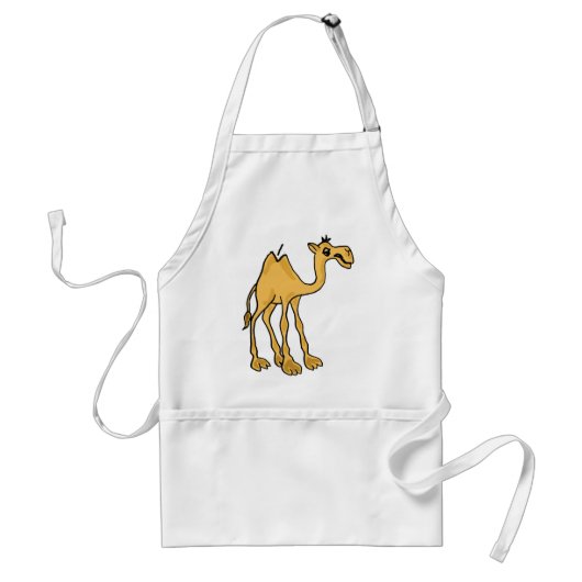 XX- Funny Camel Cartoon Standaard Schort (Voorkant)