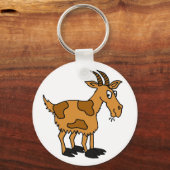 XX- Funny Cartoon Goat Sleutelhanger (Voorkant)