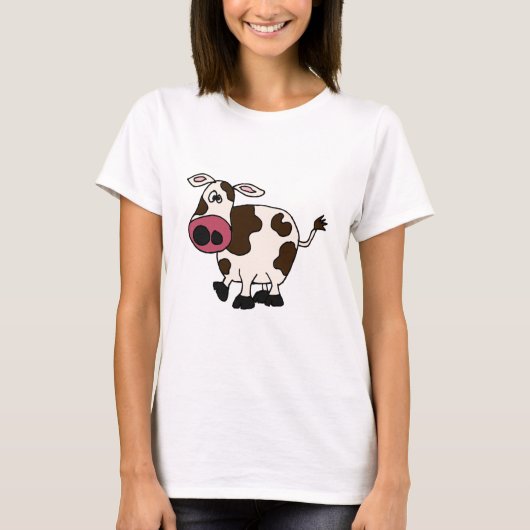 XX- Funny Cow Design T-shirt (Voorkant)