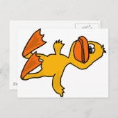 XX- Funny Dead Duck Cartoon Briefkaart (Voorkant / Achterkant)