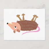 XX- Funny Dead Possum Roadkill-Cartoon Briefkaart (Voorkant)