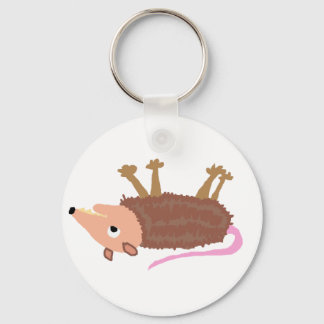 XX- Funny Dead Possum Roadkill-Cartoon Sleutelhanger