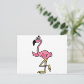 XX- Funny Flamingo Briefkaart (Staand voorkant)
