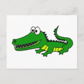 XX- Funny Funky Gator Briefkaart (Voorkant)
