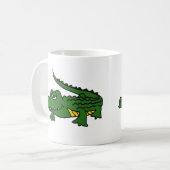XX- Funny Gator Cartoon Koffiemok (Voorkant links)