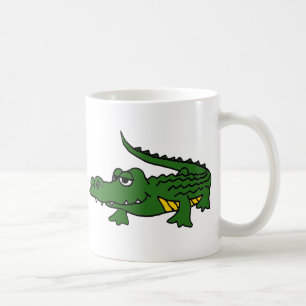 XX- Funny Gator Cartoon Koffiemok